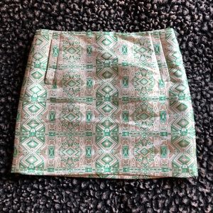 J. Crew factory metallic pencil mini skirt size 4